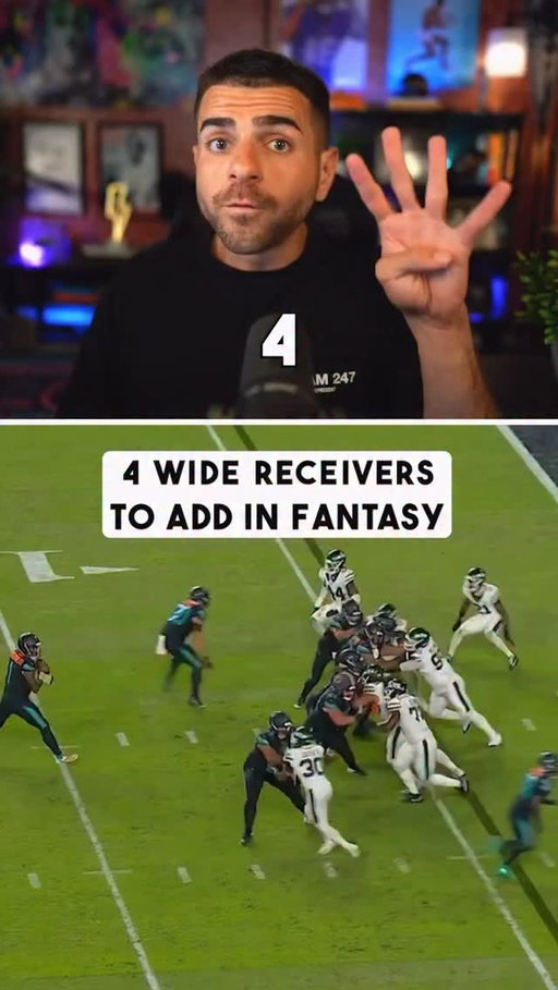4 Wide Receivers you need to add in your fantasy league before it’s too late #fantasyfootball
