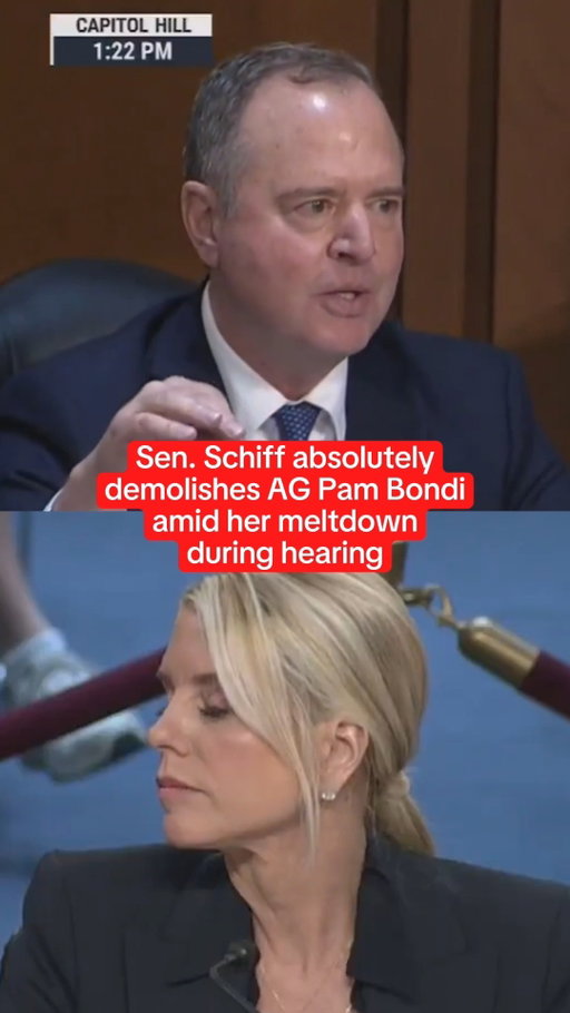Schiff: I think it's valuable that the American people get a sense of what you have refused to answer today. So these are just some of the questions you refuse to answer, but or have answered with personal attacks on members of this committee. You were asked whether you consulted with career ethics lawyers, as you promised you would do during your nomination hearing. When you approved the president receiving a $400 million gift from the qataris, you refused to answer that question. You were asked who or what role you may have played, or who played the role in asking the trump's name be flagged in any of the Epstein documents gathered by the FBI? You refuse to answer that question. You were asked whether Homan kept the $50,000 bribe money. You refuse to answer that question. You were asked whether Homan paid taxes on the $50,000 bribe money. You refused to answer that question. You were asked, did career prosecutors find insufficient evidence to charge James Comey. You refused to answer that question. You were asked, how are military strikes on these boats in the caribbean legal. And you refuse to even answer that question. You are asked, excuse me, excuse me? You are asked, did you discuss indicting James Comey with the president. You refused to answer that question. You were asked, did you approve the firing of antitrust lawyers who disagreed with the Hewlett Packard merger. You refused to answer that question. You were asked whether you support a restoration fund for violent insurrections, insurrections to attack the capitol on January 6th. Refuse to answer that question. You were asked whether you were firing career professionals, career prosecutors just because they worked on January 6th. Question January 6th investigations. You refuse to answer that question. You were asked by my colleague whether you believe government officials, like immigration officials, have to abide by court orders. You wouldn't answer that question