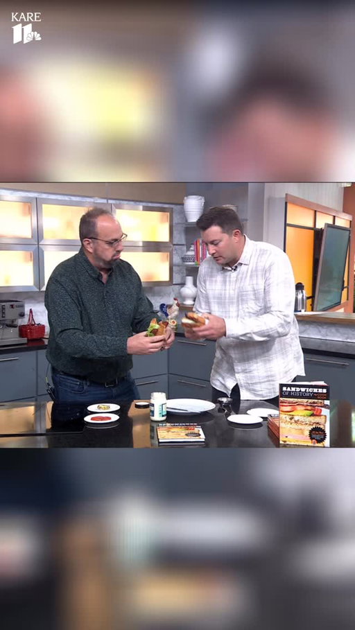 Hard darned work sometimes when it tastes so good! Thank you to Barry Enderwick from @sandwichesofhistory for coming on #karesaturday