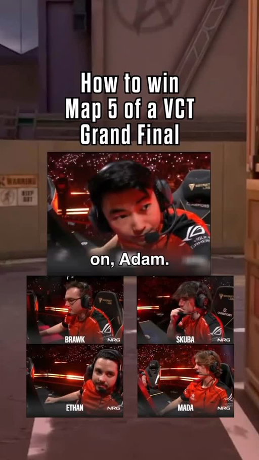 How to win Map 5 of a VCT Grand Final 

#valorantchampions #vct #valorant