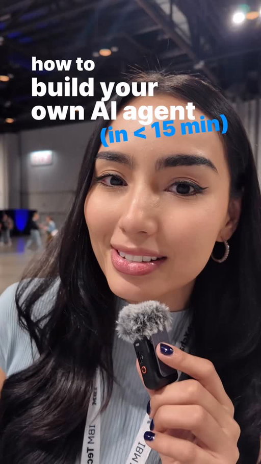 How to build an AI agent in minutes with @IBM watsonx Orchestrate at TechXChange Agent Bay🤖 #IBMPartner #TechXChange #tech #ai #aiagent #ml