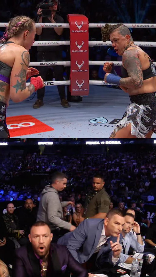 When the boss and the king are locked in 👑🔥 Feldman and McGregor’s reactions say it all 👀

#BKFC82