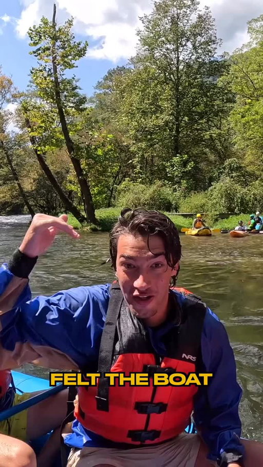 Went white rafting with the boys