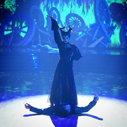 Enchanting. Mesmerizing. Dreamy 😈 Alix and Val brought the perfect amount of villainous magic to their #DisneyNight Viennese Waltz ✨ #DWTS #Disneyland70