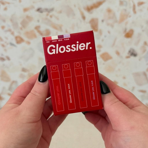 I picked up the @glossier You Wardrobe from @meccabeauty as believe it or not but I don’t own ANY of the Glossier You fragrances and I thought this is the perfect way to try them out 🥰

Included are four vials:
❤️ You - Soft, warm and familiar
💛 Doux - Soft, serene and woody
🤎 Rêve - Lush, dreamy and gourmand
💜 Fleur - Airy, luminous and floral 

I can’t pick a fave yet but I’m excited to continue to use them all and compare results. Do you have a favourite from this range? 

Available now at @meccabeauty for just $26 - this is limited edition so act quick! 
.
.
.
#meccamoment #meccabeauty #glossier #glossieryou #makeupswatches #skincareaddict #makeupaddict #makeupjunkie #makeupflatlay #beautyinfluencer #makeupcollection #swatches #aussiebeautyblogger #makeupcommunity #discoverunder20k #beautymakeup #beautyobsessed