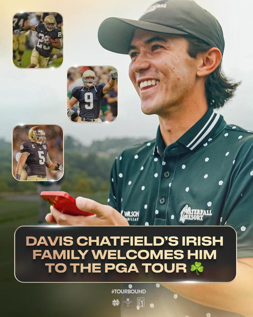 Here comes the love from @theFightingIrish family 💚