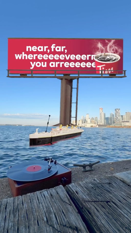 Near, far, whereeeeeveeerr you arreeeeee…

You’re never too far from a Tims. 🇨🇦☕️

Celebrating true Canadian Icons.

Some moments just call for a power ballad… and a hot coffee.

#TimHortons #CanadianIcons #MyHeartWillGoOn

🎥: @ed.it.son