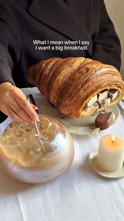 Breakfast IS the most important meal of the day 🙂‍↕️ #CrackIntoPleasure