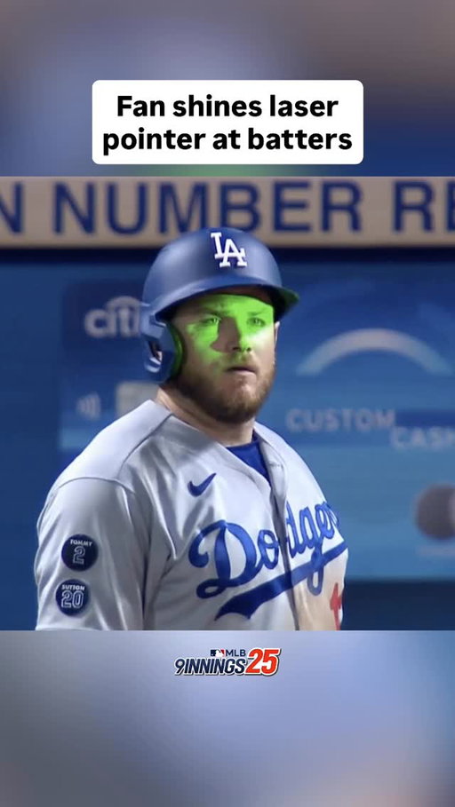 Fan shines laser pointer at Dodgers batters, a breakdown

#mlb #baseball #sports #dodgers #mets