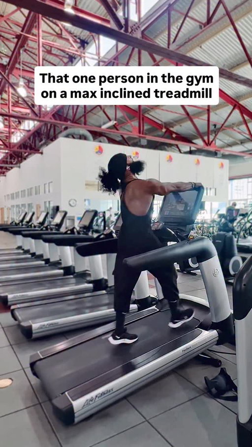 This is the equivalent to walking on 0% incline 😂. I promise if u let go, bring down the incline by half, you’ll burn much more calories 🙏
