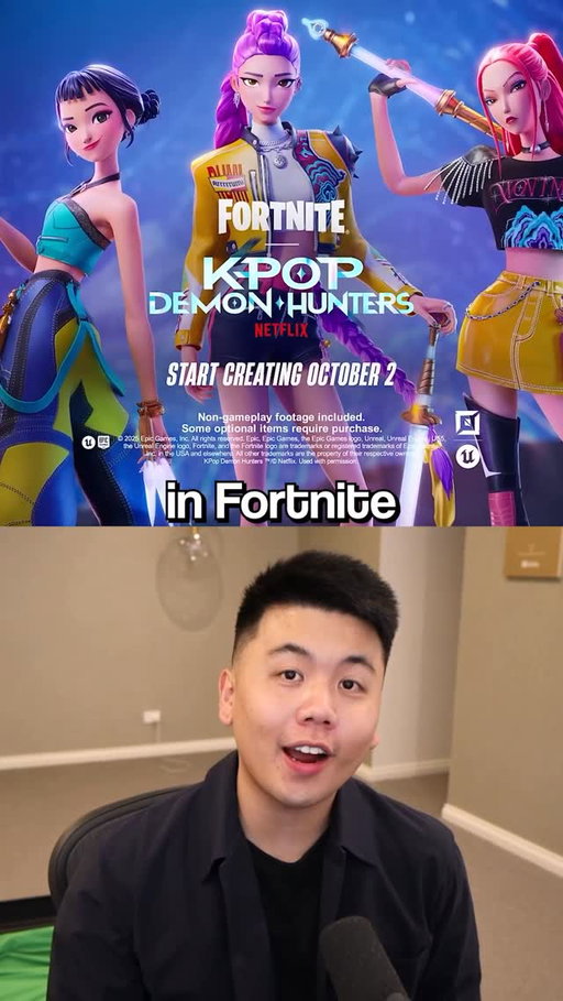 #epicpartner K-Pop Demon Hunters just dropped in @fortnite ! #kpopdemonhunters #fortnite