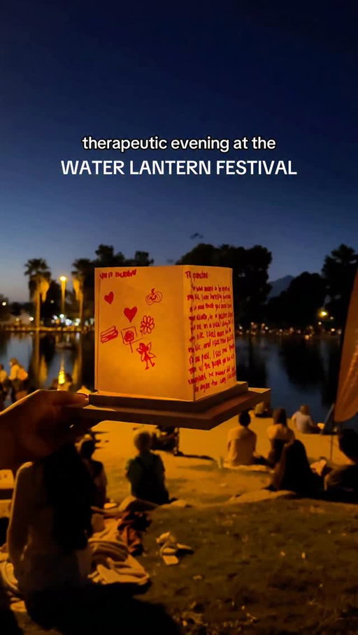 the @waterlanternfestival is such a beautiful, peaceful experience that I absolutely recommend - whether its growing closer to a loved one, taking a moment to show appreciation and love for yourself and your life, or commemorating a loved one 💗
You can find a list of upcoming events through their website, too! #waterlanternfestival