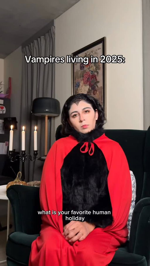 Volkslana is back!! This time for a proper sit down interview that was… interesting!🧛🏽‍♀️
#comedyreels #halloween #skit #vampire #comedy