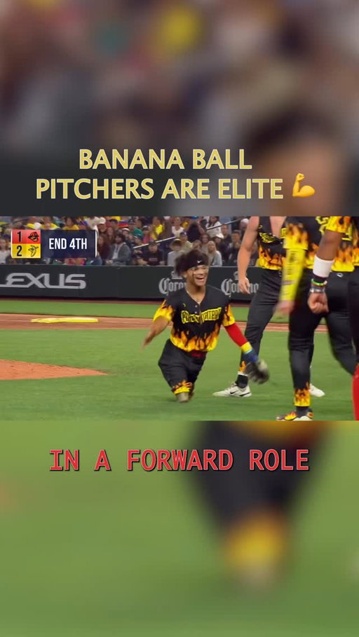 Small pitcher, massive moment from a sold out Banana Ball show in T-Mobile park! @thesavbananas #truTV #TNTSports #BananaBall