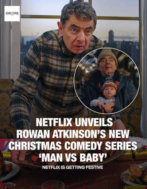 Netflix has revealed first-look images for Man vs Baby, a festive follow-up to Man vs Bee.

This time, Rowan Atkinson’s Trevor Bingley swaps housesitting for school caretaking, until a Christmas mix-up leaves him babysitting the Baby Jesus from a school nativity play… in a luxury London penthouse.

The four-part holiday comedy premieres December 11 and promises another round of perfectly British, festive chaos.

Follow @culturecutmen for exclusive original content, giveaways, and more of the good stuff you just saw.

Media via Netflix UK

#culturecutmen #manvsbaby #mrbean #netflix