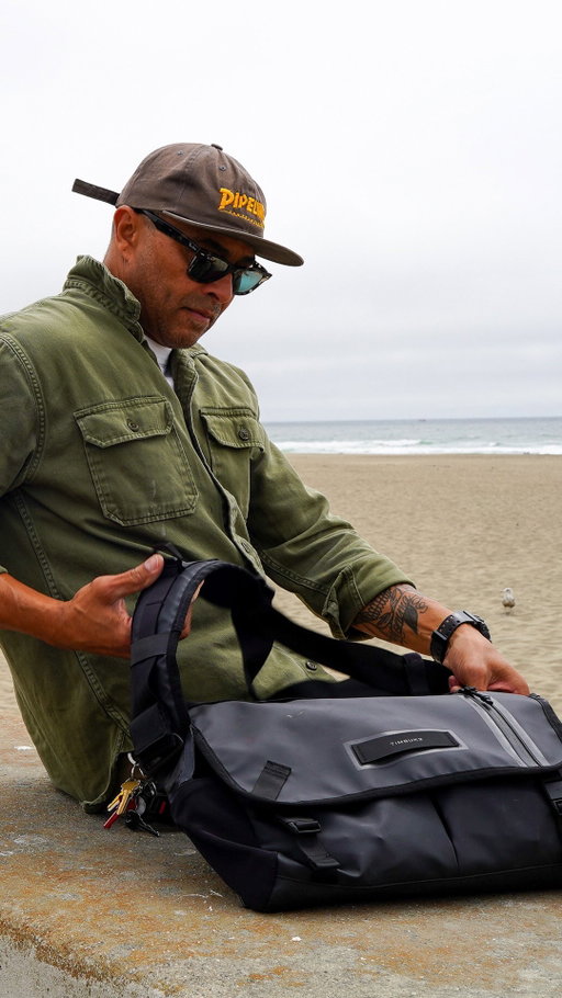 Owning restaurants, running a coffee shop, and staying connected to the Outer Sunset surf community. Colin’s day doesn’t slow down. Good thing his bag can keep up. What carries you through your day?

@damnfineco @dfcoffeeco @sunsetcantinasf