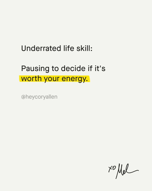 You don’t have to give your energy to every problem, every person, or every comment.

Pause. Breathe. And decide if it’s actually worth it.

If it’s not? Let Them.

And then Let Me protect my peace, my focus, and my energy 💚 @letthemtheory