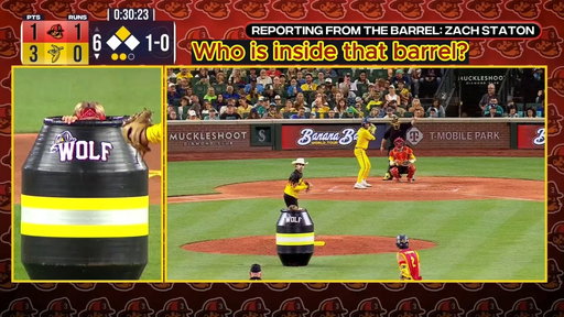 The Savannah Bananas bring a barrel of laughs to every game, both metaphorically and physically! @thesavbananas #truTV #TNTSports #BananaBall