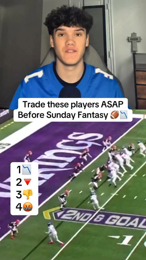 TRADE THESE PLAYERS ASAP in fantasy football🤮 #fantasyfootball #fantasyfootballadvice #fantasyfootballtips #nfl #nflfootball