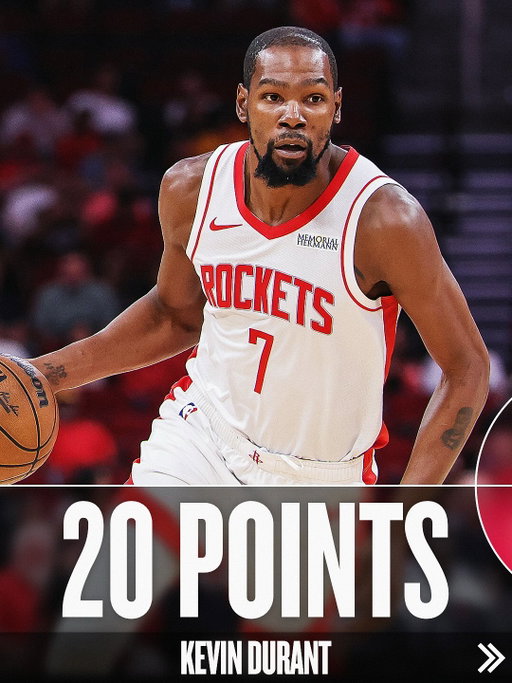 @easymoneysniper dropped 20 PTS on 70% from the field in his first @houstonrockets preseason action! 🚀