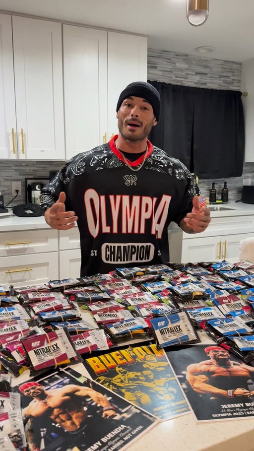 MEET THE OLYMPIANS ⭕️ @mrolympiallc 
-
Tomorrow Night!
-
Time: Thursday at 7pm
-
Location: Resorts World Hotel @resortsworldlv
-
The first 150 people to come visit my booth to say hello will receive a FREE GIFT as a thank you for all of the support over the years!
-
You will get a FREE 8x10 Autographed Poster + FREE @gat_sport PRE-Workout Packs (All 3 of our best sellers)
-
We will also have all of our @stoik.gyms apparel as well as all of my new fan apparel available for purchase! We will be accepting Credit Cards, Venmo, & or Cash!
-
Can’t wait to see everyone tomorrow evening!