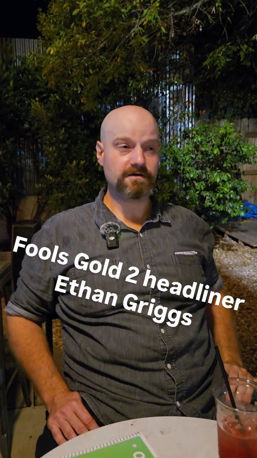This week's headliner @griggs.ethan at the Fools Gold 2 comedy open mic inside @the183atx every Wednesday 10pm.

Hosted by @coreyadamcomedy & @comedyothership.