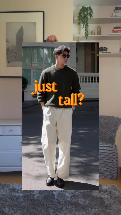 Is it a fit or is he just tall?

I love the colour combo of white and green and the cropped length of the sweater makes for perfect proportions.

But what do you think?

#wardrobeessentials #shortguy #mensoutfits #grwm #recreatingpinterestoutfits