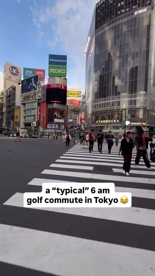 Have you ever spotted golfer carrying Vessel in Shibuya crossing?? 🗼🇯🇵

Book tee time in Japan with @preservegolfjapan 🇯🇵⛳️

#golfjapan #pov #tokyo #golf