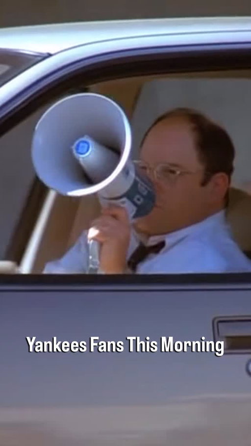 Sorry Yankees fans. George Costanza will let the front office hear it!
(The New York Yankees lost their AL Division Series 3-1 to the Toronto Blue Jays)
Seinfeld Season 8: The Millennium