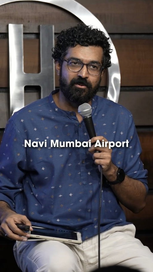 The fabled Navi Mumbai Airport is finally here 😱

#instafunny #azeembanatwalla #standupcomedy #newscomedy #mumbai #navimumbai
