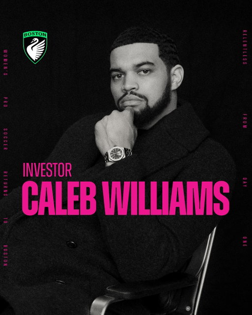Football meets fútbol 🤝

Quarterback Caleb Williams is now a Boston Legacy FC investor.

Photo credit: Ben Weller