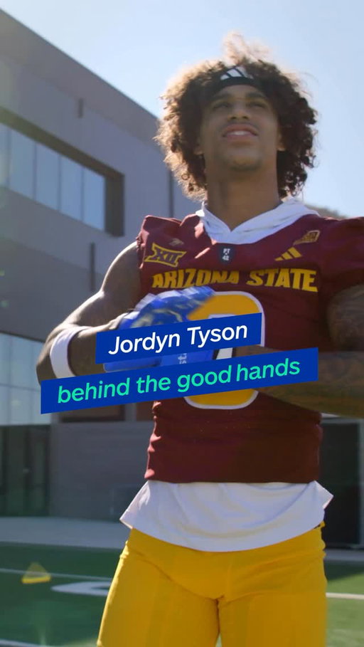 You’ll wanna save this one! 

Great catching up with our fourth and final 2025 Allstate Good Hands Receiver, Jordyn Tyson (@jordyntyson_) of @sundevilfb! 🔱

Big thanks to @Ross500 for helping us get to know the best hands in college football. 

Thank you all for tuning in this season. ‘Til next year!