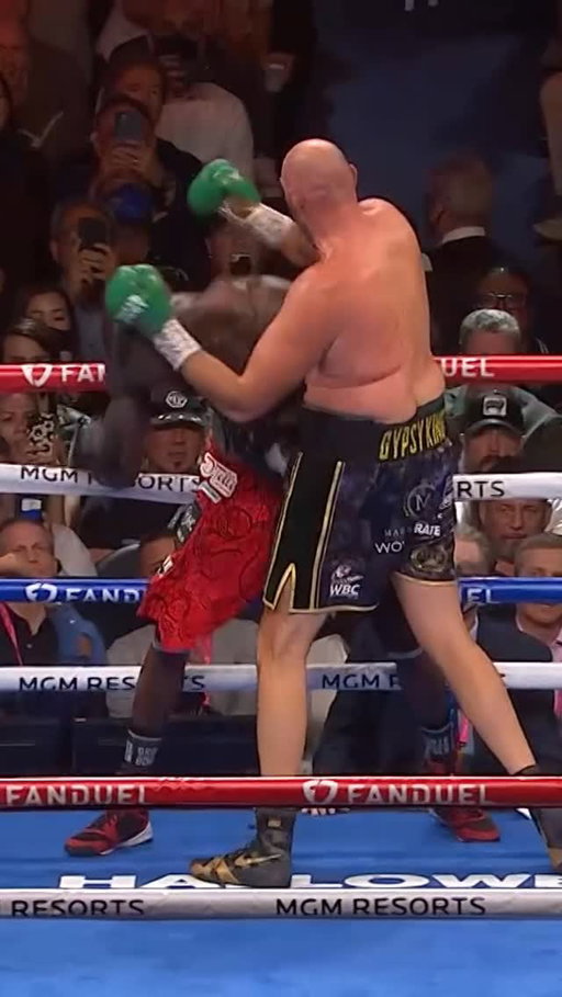 #OnThisDay in 2021, @TysonFury knocked out Deontay Wilder to complete their legendary Heavyweight trilogy 👑