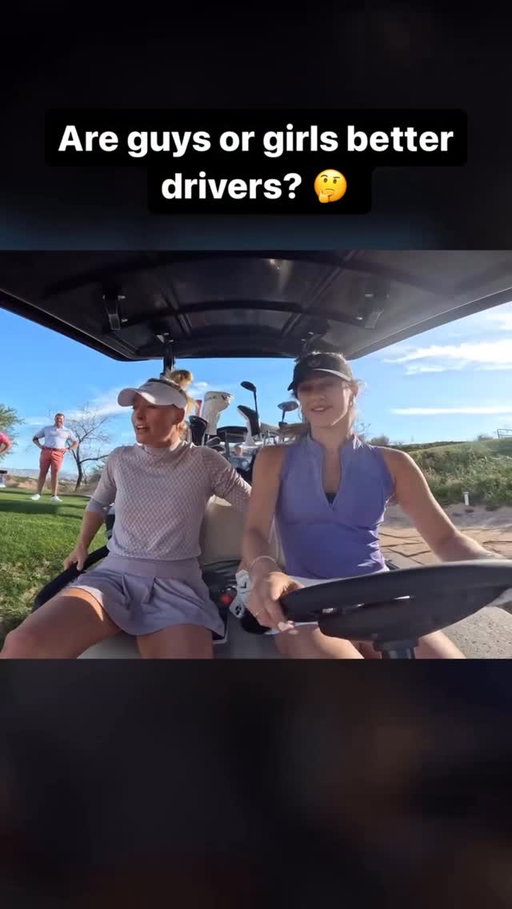 Are girls or guys better drivers #explorepage #golfgirls #golf #golfer #womensports
