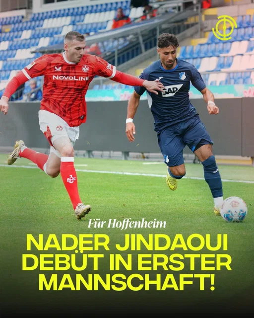 Nader hat heute in einem Testspiel gegen Kaiserslautern (4:0) sein Debüt für die Bundesliga Mannschaft von Hoffenheim gegeben! 

Weiter so! Der Traum lebt! 🙏❤ Wir sehen uns und alle Nitro Supporter am 03.11 zu Baller League Season 4! ⚡