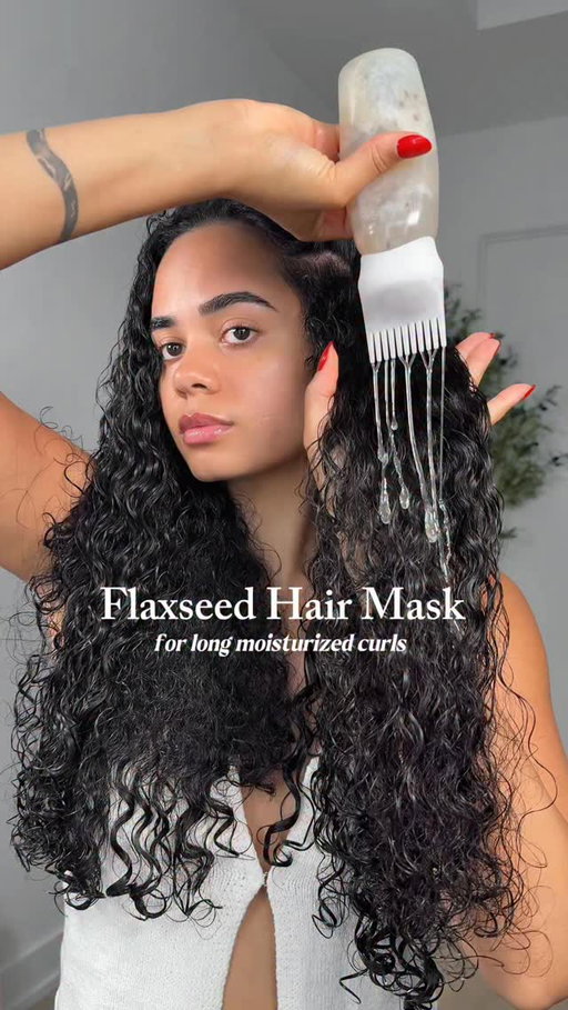 At-home flaxseed mask for long shiny hair 

I’ve been obsessed with using this mask because the moisture is INSANE and it’s super affordable 💦 it’s packed with omega-3’s and Vitamin E so it leaves my hair ridiculously soft and glossy 

Recipe 
3 cups water 
1/3 cup flaxseed 

#curlyhair #hairhack #curlyhairroutine #healthyhair