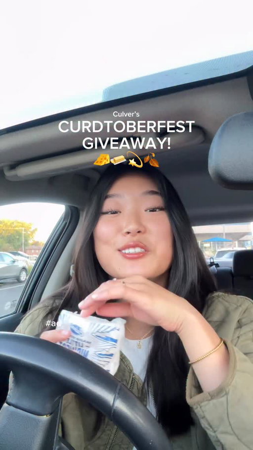 #CulversPartner How to enter this @culvers #Curdtoberfest giveaway👇:

1. Use the “Curd Nerd” filter and snap your best pic (link in bio!)

That’s literally it! You’ll be entered for a chance to win exclusive Curdtoberfest merch! Best of luck 💙 #CurdNerd