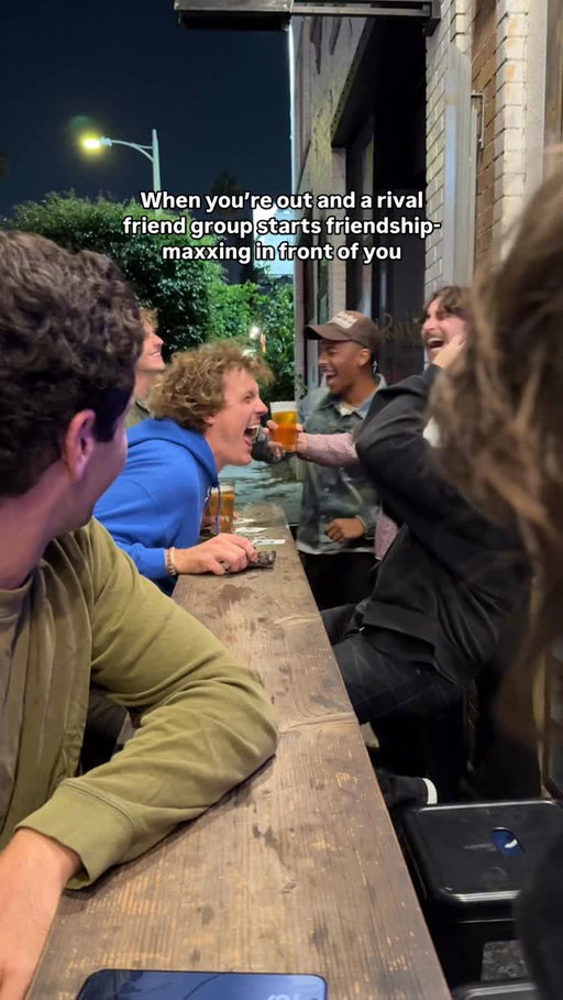 never been friend group mogged this hard
#friends #friendship #beer #nightout #comedyvideo