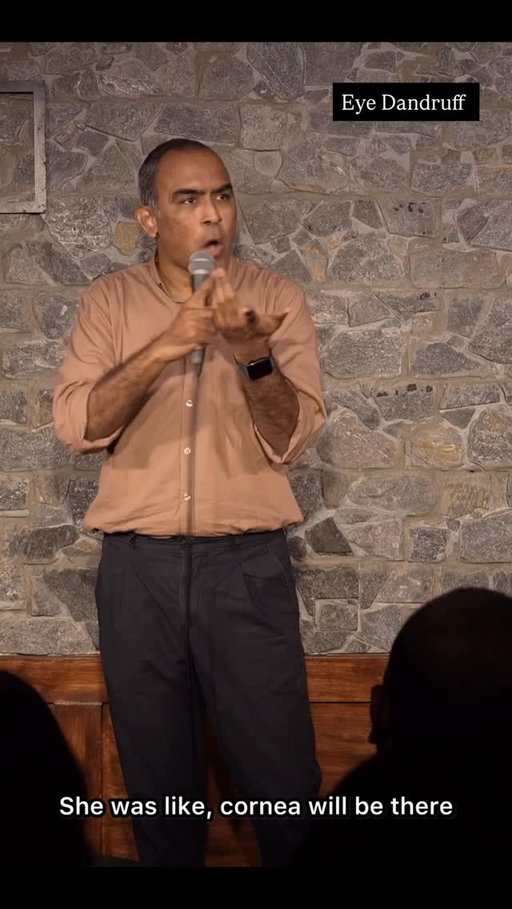 Eye dandruff 

#instagood #standupcomedy #comedy #reelsinstagram #instagram #instadaily #reels #standup #fun #instalike