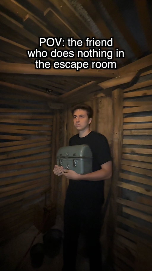 I brought the vibes 😅🧩
.
.
.
#escaperoom #escape #game #puzzle #skit #relatable #comedy #reels #reelsvideo #comedy