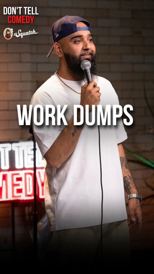 “Work Dumps” 🎤: @nittysak 

Your soap is a joke! Upgrade your personal care with @drsquatch

🎥: @departurefest

#donttellcomedy #standup #comedy #jokes #corporate #work