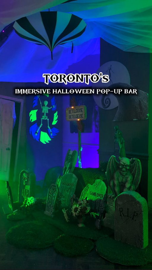 🎃 Step into Tim Burton’s twisted world — right here in Toronto! 👻

The Burton Experience is back for its 2nd edition at @novoteltorontocentre bringing Burton’s spooky brilliance to life with themed cocktails, surreal decor, and hauntingly fun characters like Beetlejuice & Wednesday Addams! 🕷️🖤

💀 Expect eerie photo ops, creepy-chic vibes, and drinks straight out of a dark fairytale — the perfect Halloween hangout for Burton fans & spooky season lovers alike.

🗓️ Select Saturdays in October
📍 Café Nicole Bistro + Bar, Novotel Toronto Centre (45 The Esplanade, Toronto)

Would you dare to sip a Zombie Brain Shot or Sally’s Poison Apple? 🍸

Tag your spooky crew & get ready for a night you’ll never forget! 👀✨

[ Halloween in Toronto, Halloween Inspired Immersive Experience, The Burton Experience in Toronto, Spooky Drinks, Halloween Themed Drinks, Spooky Season, Toronto Fall Activity, Toronto Halloween Activity, Scary Experience in Toronto, Family Fun, Things To Do in Toronto, Weekend Fun Activity, Toronto Events, Toronto Life, Toronto NightLife, Toronto ]

#SpookySeason #Horror #HalloweenVibes #HalloweenSeason #Halloween #TorontoEvents #TorontoFood #TorontoEats #TorontoFoodie #HalloweenDrinks #TorontoHalloween #HalloweenInToronto #TimBurtonFans #BeetlejuiceVibes #WednesdayAddams #SpookyToronto #HalloweenEventsToronto #TorontoNightlife #HauntedToronto #HalloweenPartyToronto #ThingsToDoInToronto