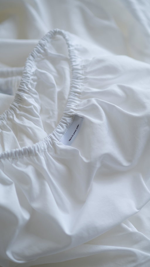 Small detail, big impact. Our directional tags clearly label where your fitted and flat sheets go. Meaning, making the bed is faster, easier, and way less frustrating.⁠