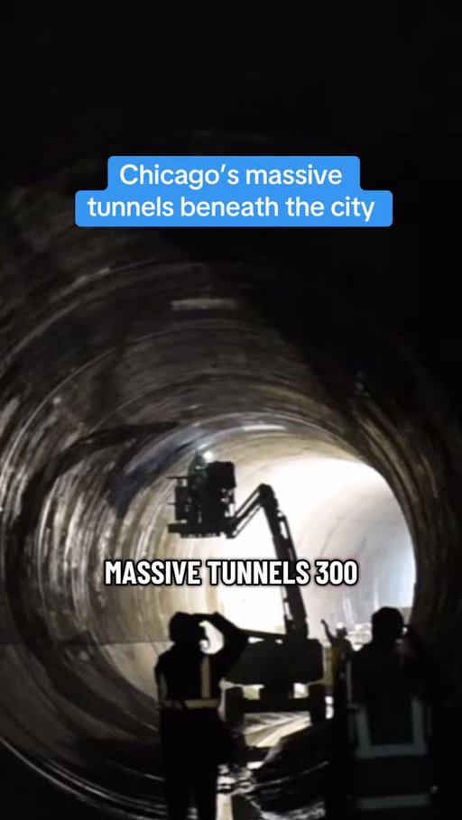 There is a 100 mile network of massive tunnels beneath Chicago - and you can go underground to tour a pumping station and learn more!