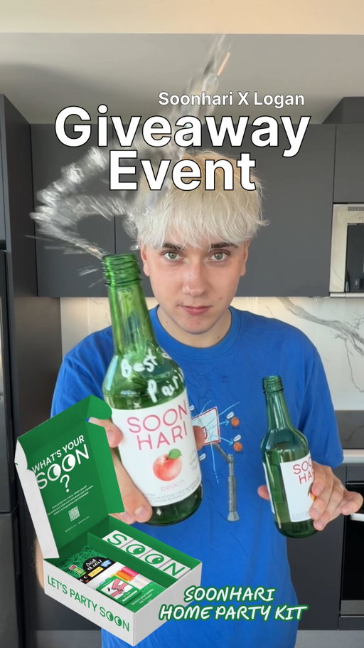 Rose Jjimdak with Soonhari is the PERFECT combo. Let me know your favourite Soonhari pairing in the comments🙂
⬇️ SOONHARI Idea Wanted Event Guidelines ⬇️

⌨️ How to Enter
1️⃣ Follow @drink_soon on Instagram
2️⃣ Like this post
3️⃣ Comment with #PairEverything #Soonhari 
and recommend a menu Logan should try with Soonhari!

* Tag a friend to boost your chances!

📅Event Period 
October 9, 2025 until 10 p.m. on October 26, 2025 (ET)

✅Winner Announcement: within seven (7) days of the drawing.
※ Winners will be announced in a post on @drink_soon.
※ Official notifications to winners will be sent only via DM from 
@drink_soon please report any suspicious accounts.

🏆 Winner Rewards 
100 winners will receive the exclusive Soonhari Home Party Kit (valued at $70)
- Soonhari glass set (2 pcs)
- Soonhari topper set
- Soonhari sticker set
- Soonhari color markers
- Soonhari drinking game card set

✅ Eligibility:
※ The Sweepstakes is open globally to individuals who are 21 years of age or older in their country of residence, except in jurisdictions where such sweepstakes are prohibited by law 

※ No purchase necessary

* Not affiliated with or endorsed by Instagram. Void where prohibited.
For more information, please see the Official Rules via the link in bio.

* Please drink responsibly and adhere to the legal drinking age in your state.

#PairEverything #Soonhari #soju #giveaways #event