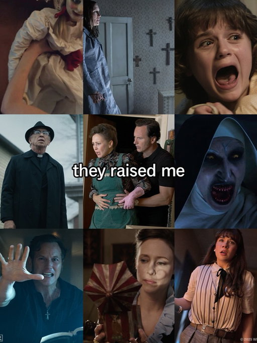 my horror family 🖤 i’m spoiled rotten 👻

🎥: The Conjuring, The Conjuring 2, The Conjuring: The Devil Made Me Do It, The Conjuring: Last Rites, It, IT: Chapter Two, Final Destination 2, Final Destination 3, , The Final Destination, Final Destination: Bloodlines
