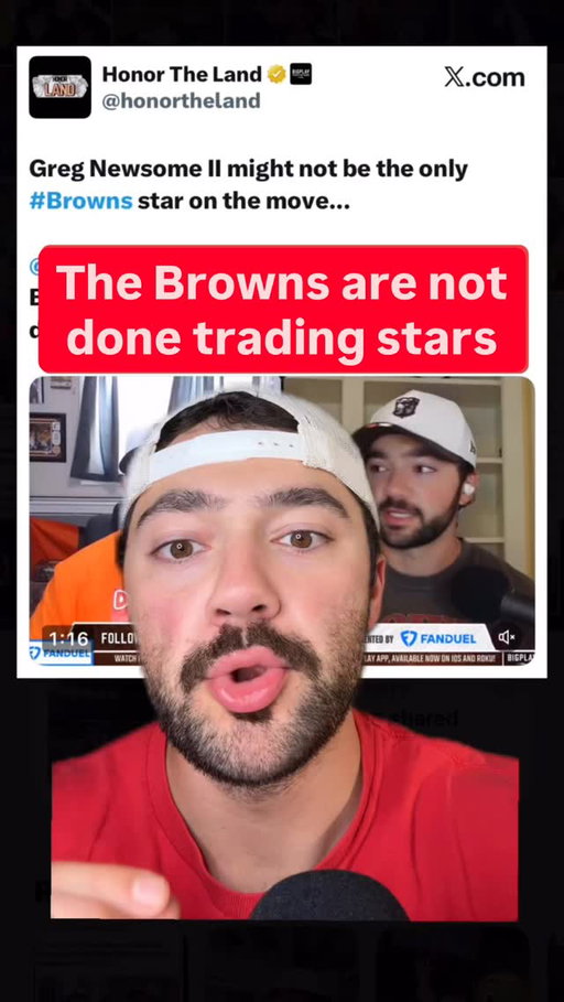 Greg Newsome on the move… we could see some more Browns stars moving #nfl #football #clevelandbrowns #cleveland