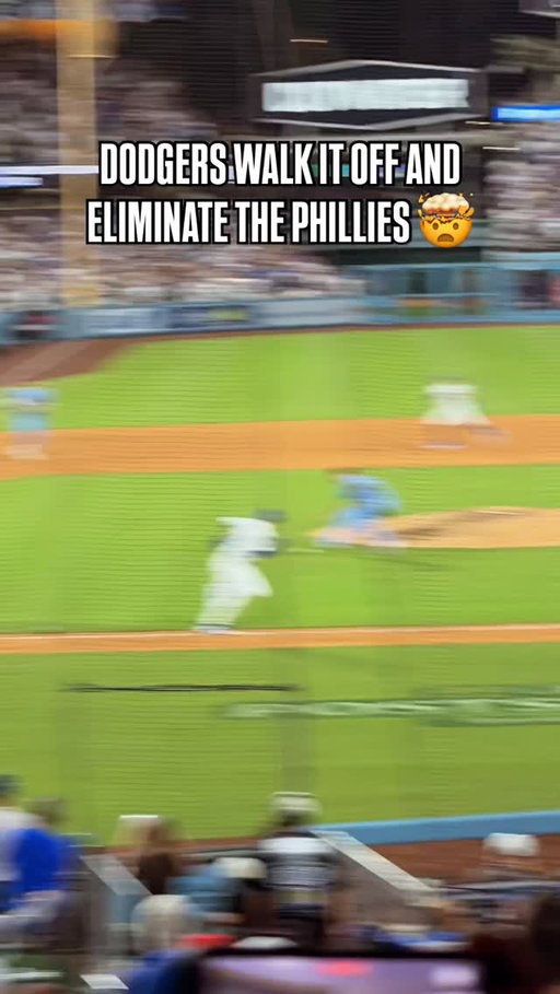 THE DODGERS WALK IT OFF AGAINST THE PHILLIES. OH MY GOD!!!! 🤯🤯🤯

NLCS, WE’RE COMING. 

Follow @dodgersalldayeveryday for more Dodgers playoff content!