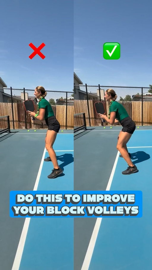 The difference is subtle. But if you want to go from good ➡️ great, start focusing on absorbing your opponent’s shots on a block volley!

At the pro level we are seeing more punch volleys than block volleys, but there is definitely still a place for them in the game. If you’re wanting to slow the game down a bit, or get you and your partner back into position, it’s a great tool. How often are you using a block volley in your game?
•
•
•
•
•
•
•
#pickleball #pickleballtips #pickleballaddict #pickleballer #pickleballwarmup #pickleballshots #pickleballtechnique #pickleballaddiction #pickleballusa #pickleballislife