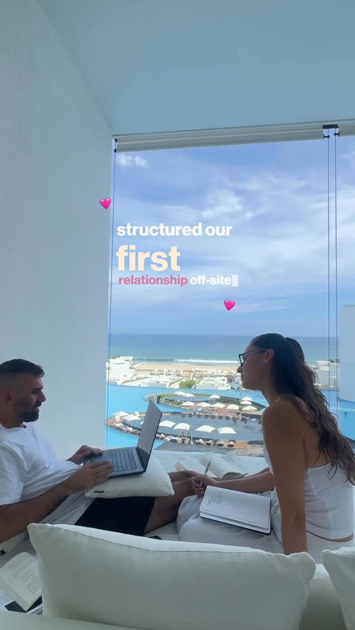 Comment “offsite” for the timeline structure & guide for how to do one with your partner! yes it’s free 🤓 

The breakdown has 3 sections: 
1. Timeline: how to execute this in 3 days (obvi can do it in less but we turned ours into a reason to take a trip 😇 ). 
2. Exercise Breakdown: Every single exercise we did with our examples & instructions for you. 
3. Insights & Gaps: This Relationship offsite is v1. We see big gaps in what other categories need to be covered because this one was really geared towards business & career. We are working on perfecting this over time to make something that we think is a true “relationship operating system” 

PS.. if you think this is weird, I think you’re weird for not wanting to be weird with your mans/womans. 

YOUTUVE VIDEO IS LIVE @ BYNANADELREY

#relationshipgoals #relationshipadvice #couplegoals #engagement #selfdevelopment #growthmindset #love #womeninbusiness